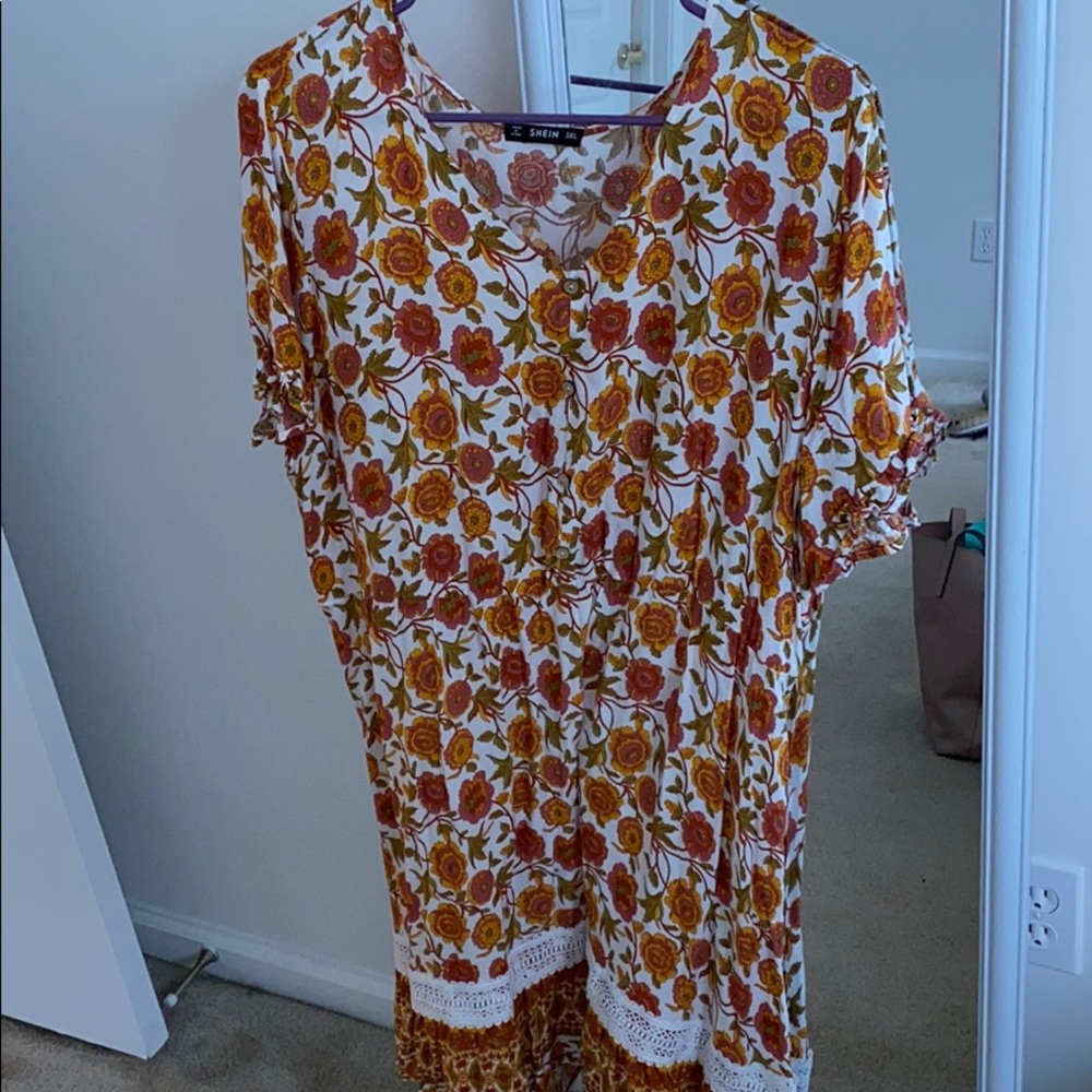Floral Shein Dress